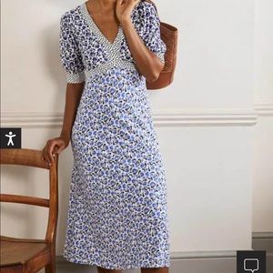 NWT Boden Eva Jersey MIDI Dress 16/18R